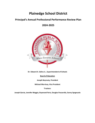 Plainedge-principal-APPR-2024-2025。......